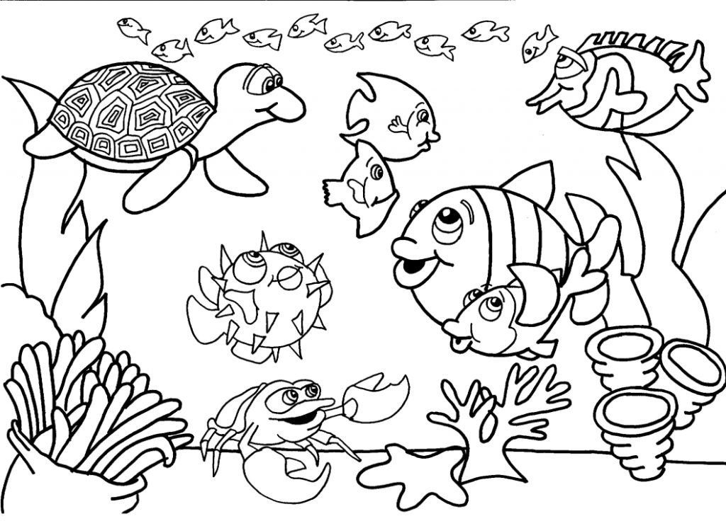 peixe para colorir e pintar