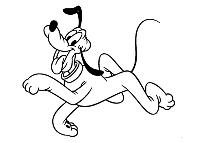 pluto para colorir e pintar 7 pluto para colorir e pintar