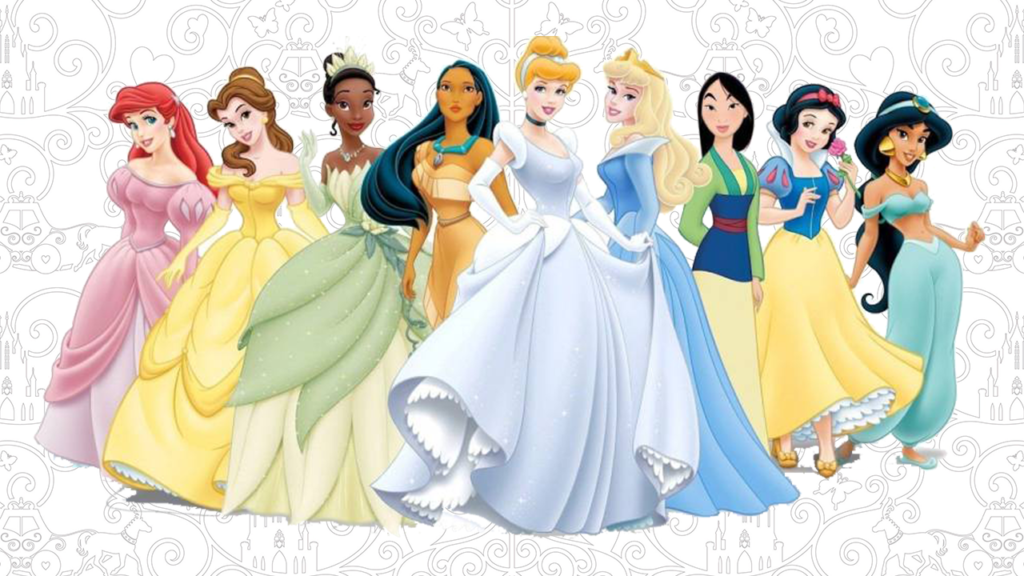 princesas disney para colorir