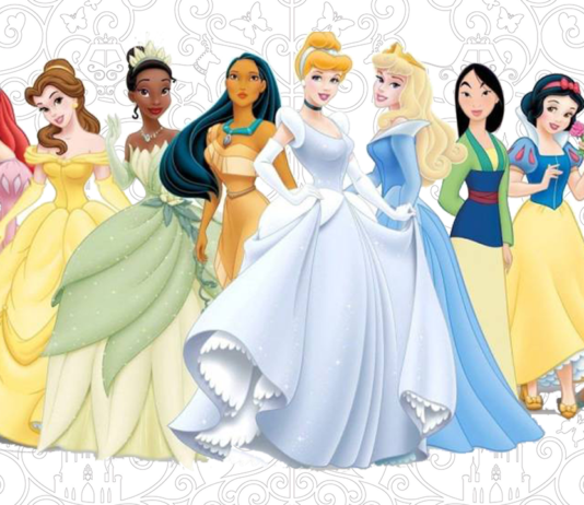 princesas disney para colorir