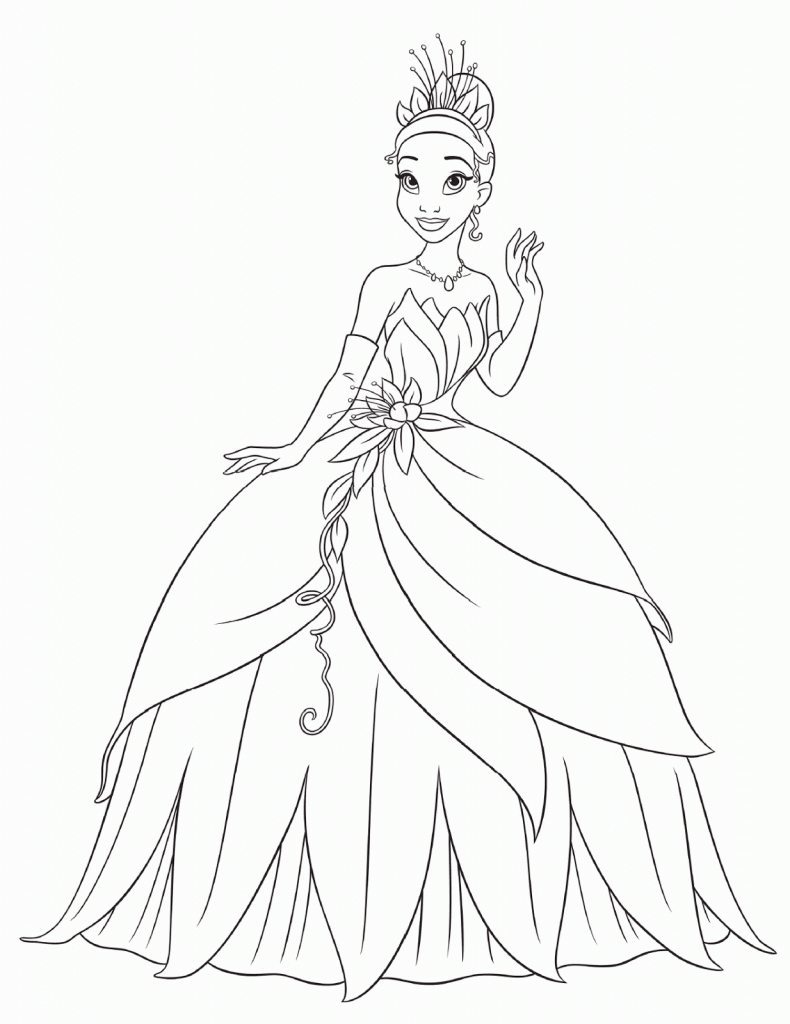 princesas para colorir e pintar