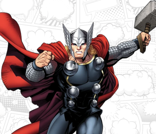 thor para colorir
