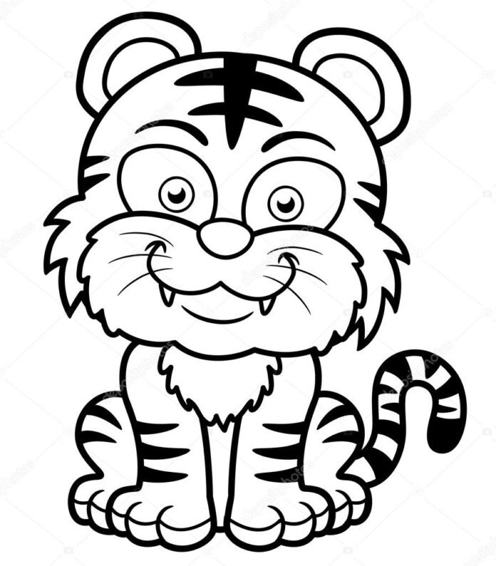 tigre para colorir e pintar 14 tigre para colorir e pintar