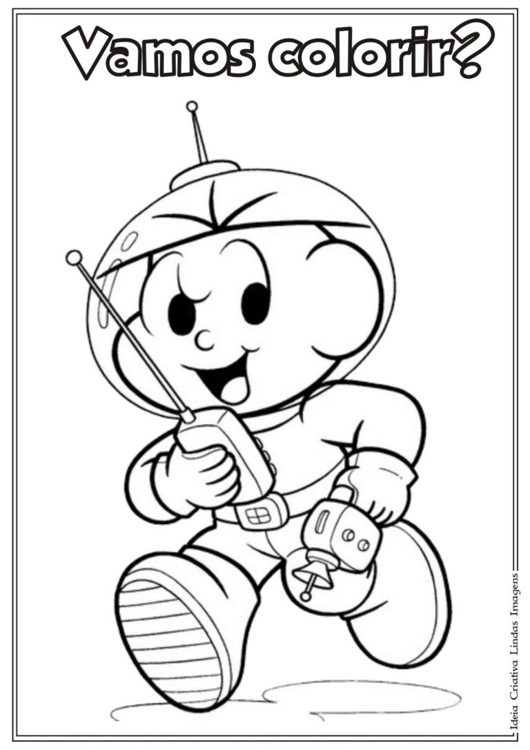 Desenhos do Cebolinha para Colorir e Imprimir
