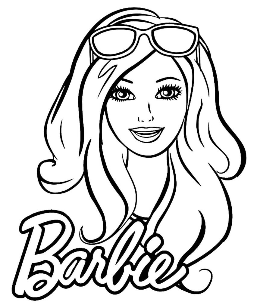 Imprimir para colorir e pintar o desenho Barbie - 4308