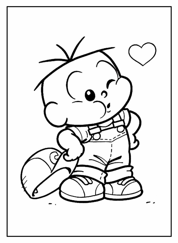 desenhos para colorir cebolinha 10