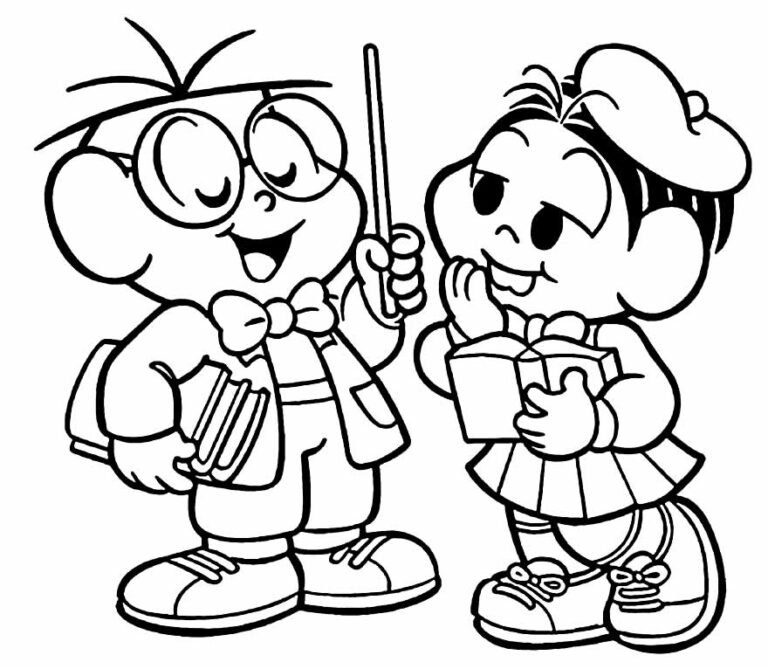 Desenhos do Cebolinha para Colorir e Imprimir