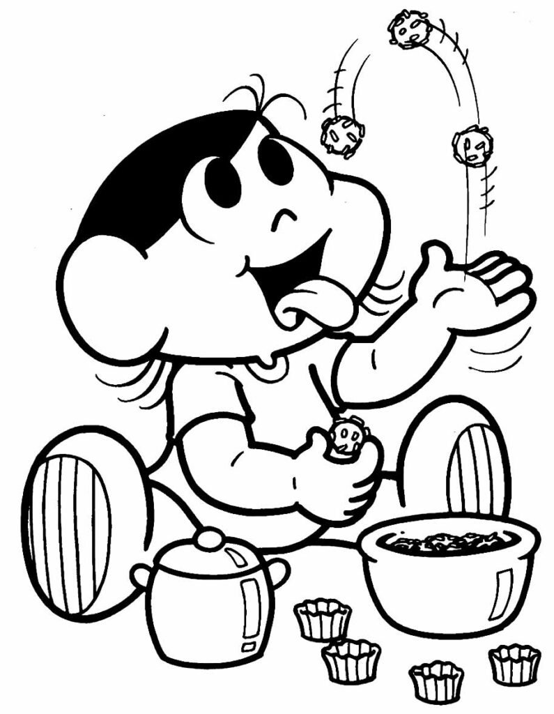 desenhos para colorir da magali 13 desenhos para colorir da magali 13