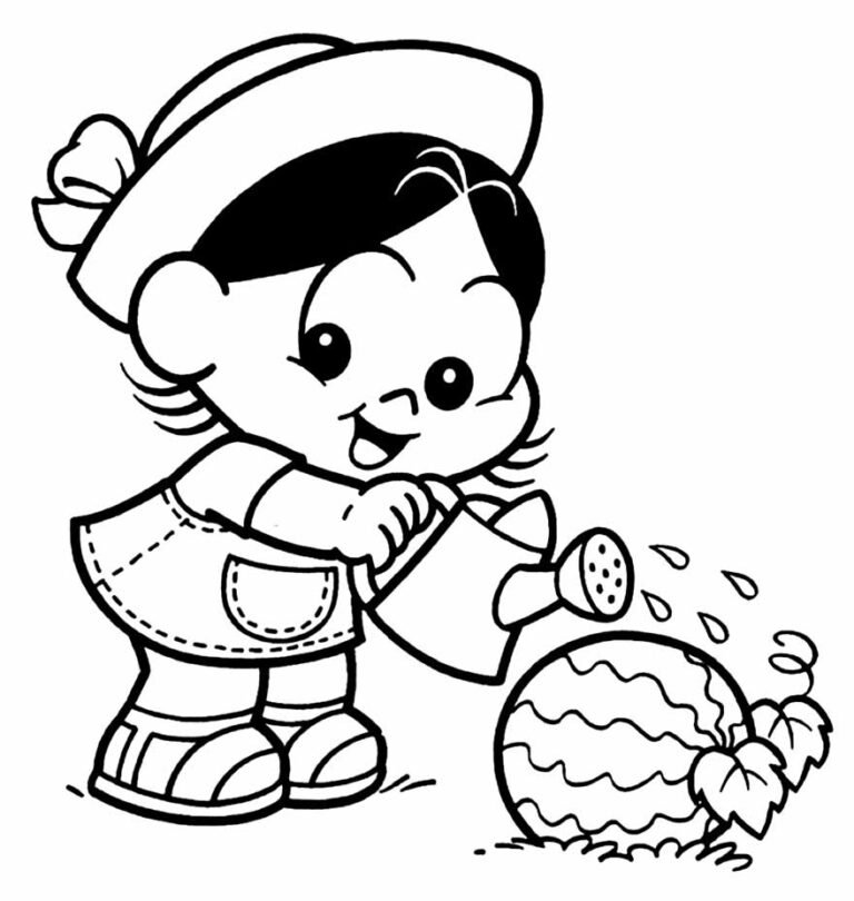 Desenhos da Magali para Colorir e Imprimir
