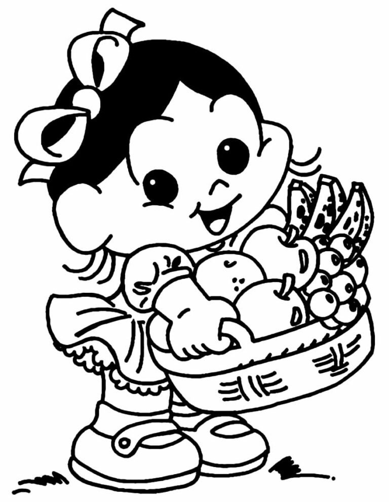 Desenhos da Magali para Colorir e Imprimir