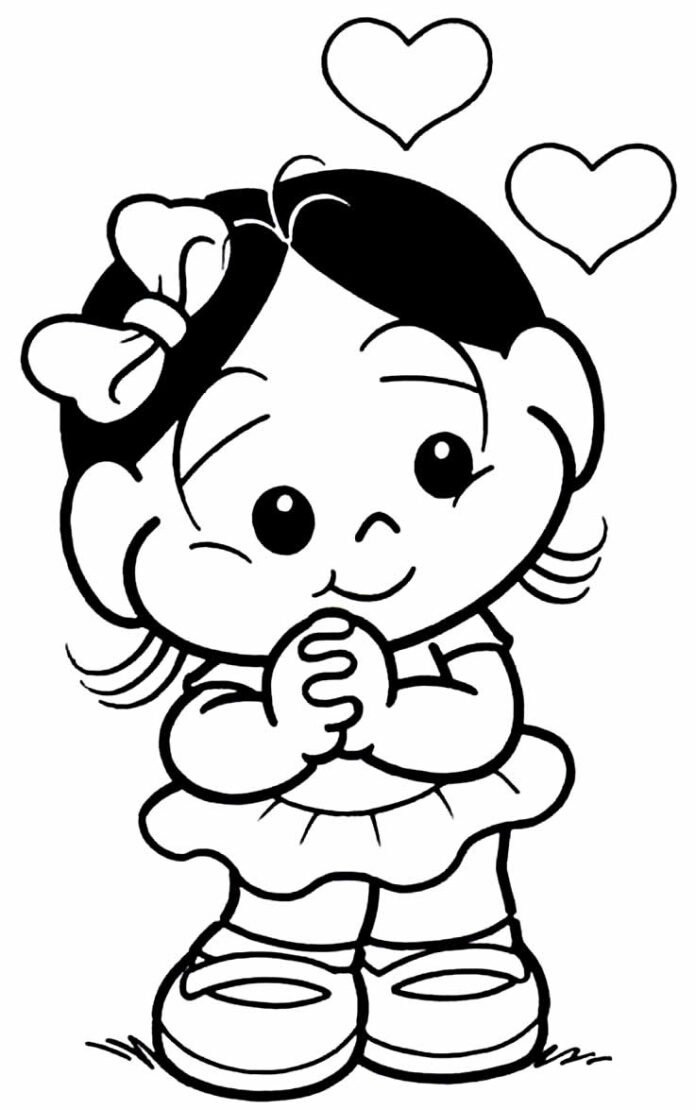 Desenhos da Magali para Colorir e Imprimir