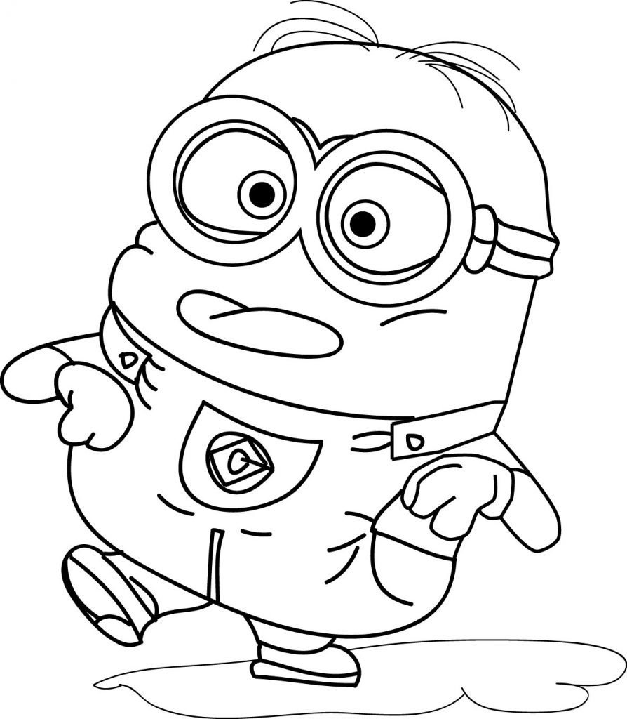 minions para colorir e pintar