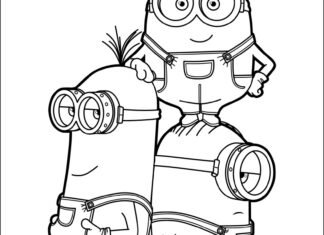 Minions para Colorir e Imprimir – Muito Fácil minions para colorir e pintar