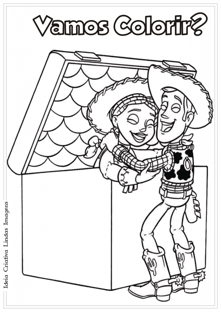 toy story para colorir e pintar