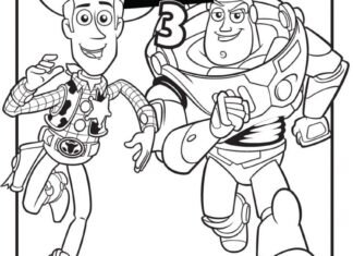 toy story para colorir e pintar
