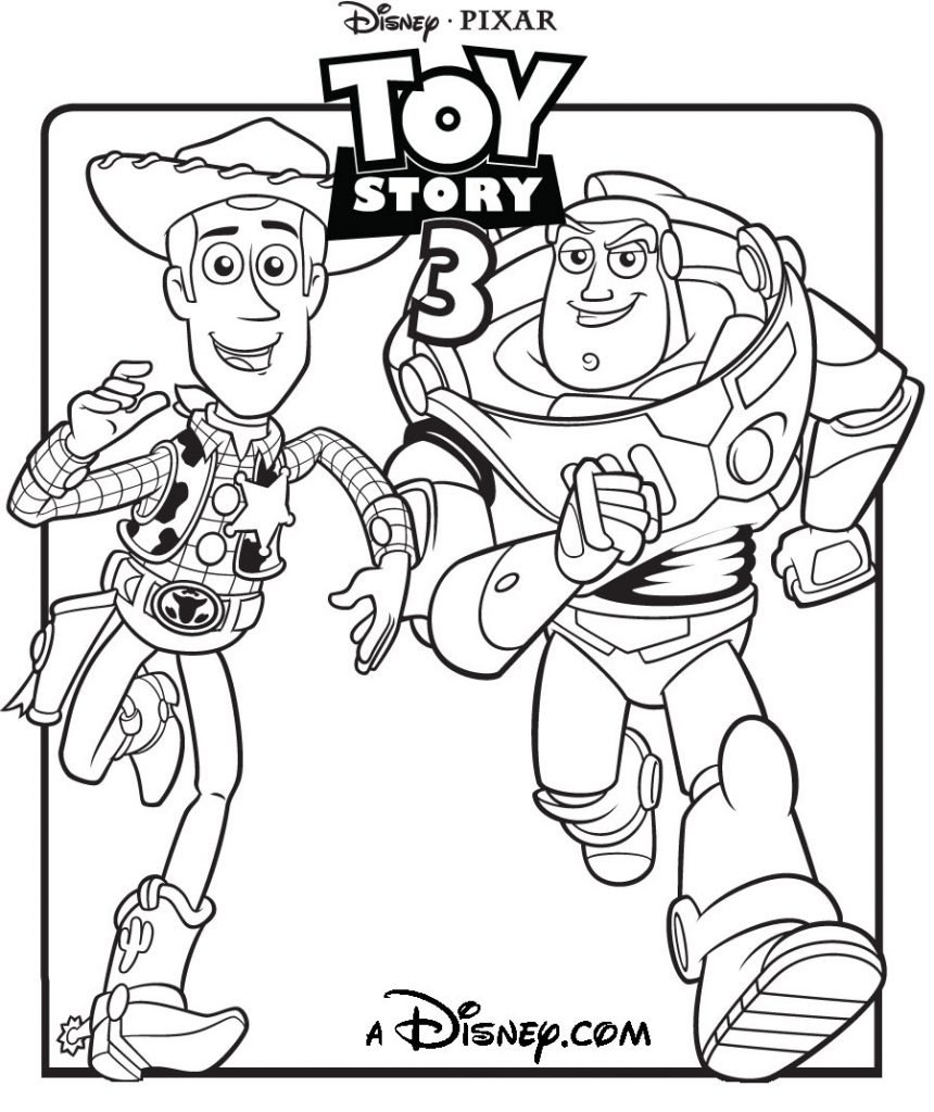 toy story para colorir e pintar