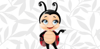 Desenhos de Joaninhas para Colorir e Imprimir – Muito Fácil joaninha para colorir