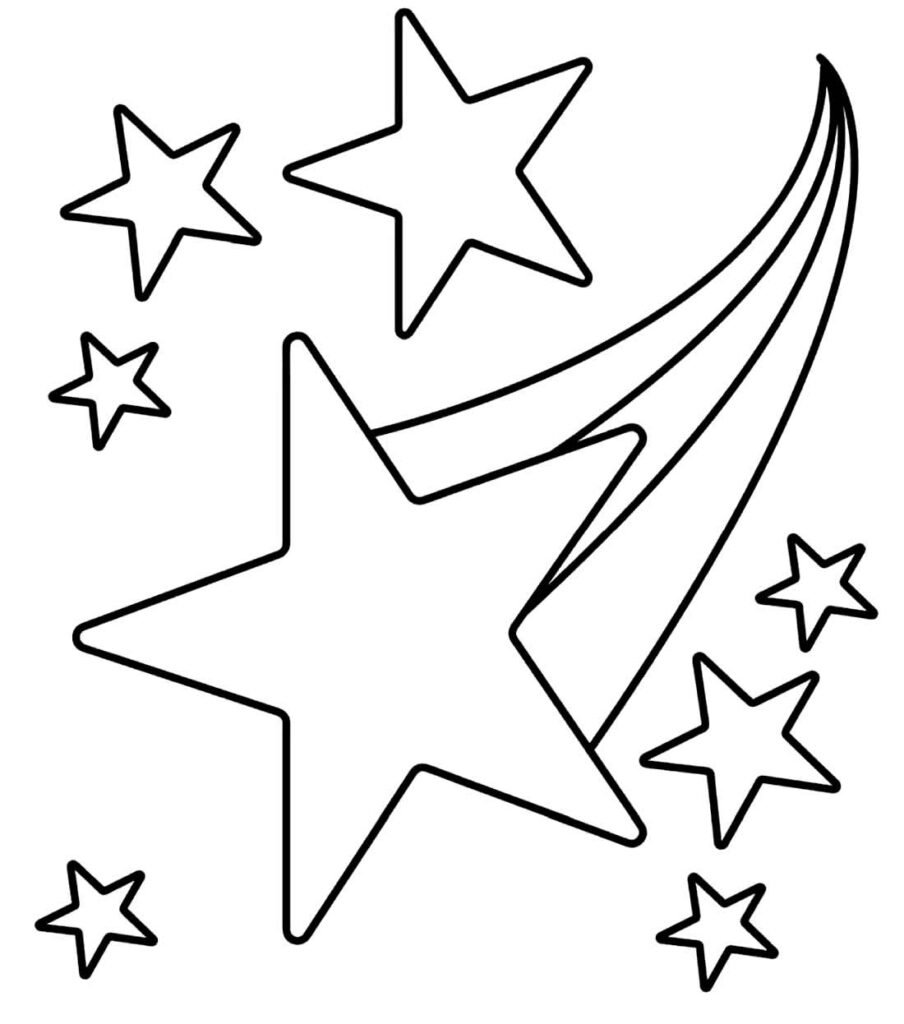 desenhos de estrela para colorir 1
