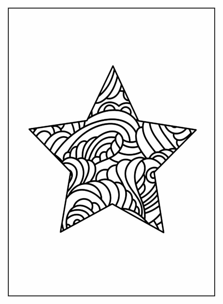 desenhos de estrela para colorir 11