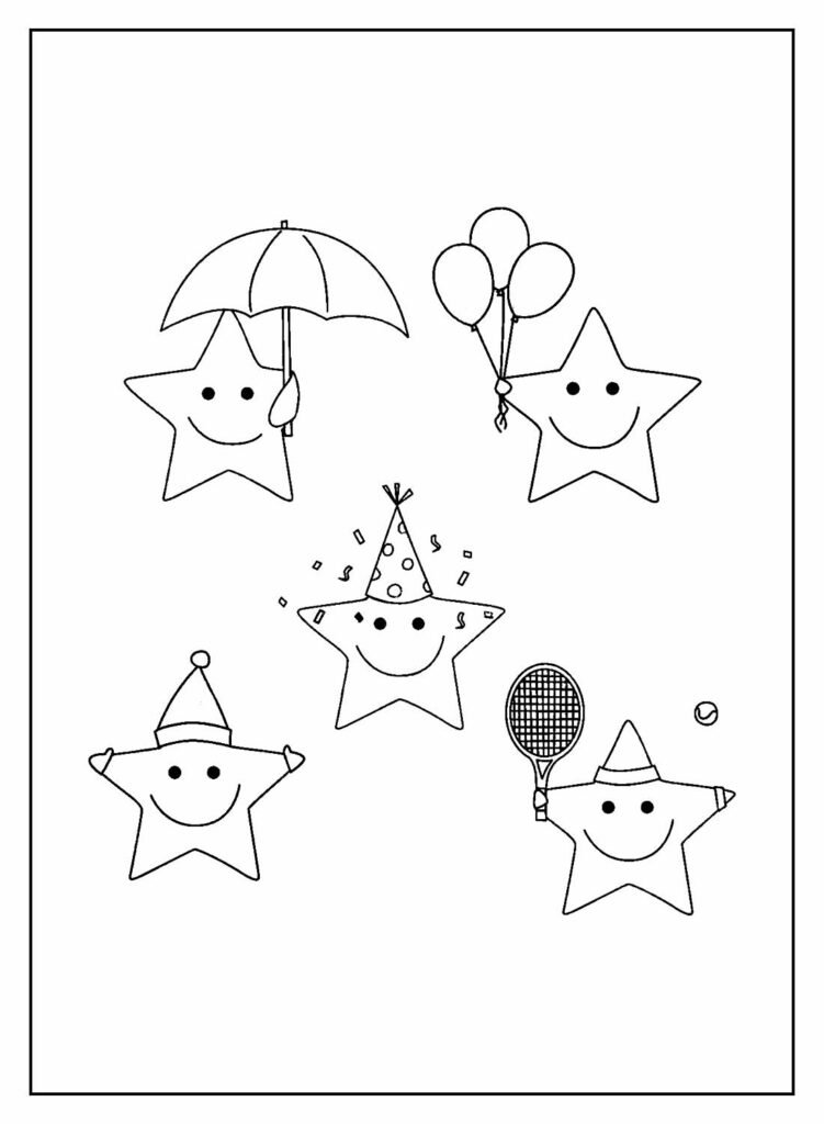 desenhos de estrela para colorir 15