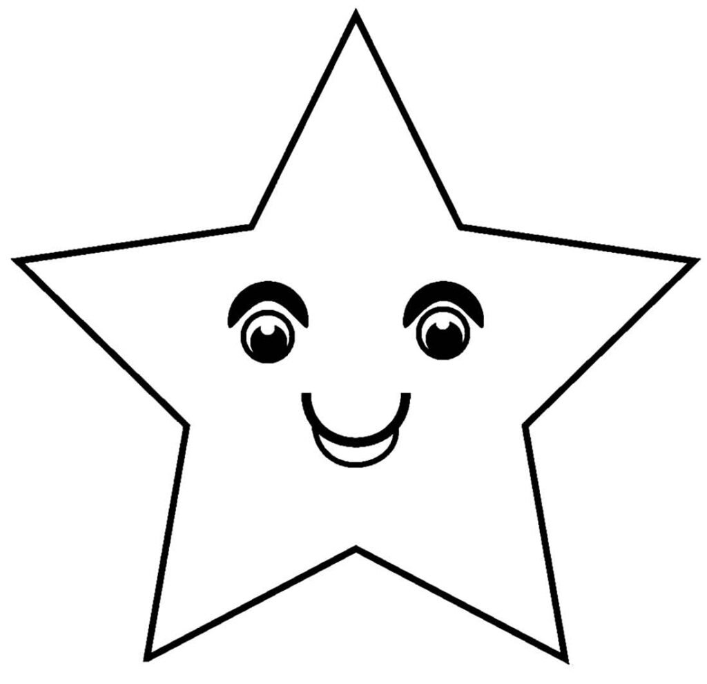 desenhos de estrela para colorir 2