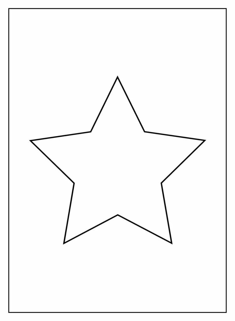desenhos de estrela para colorir 21