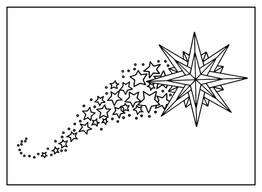 desenhos de estrela para colorir 3