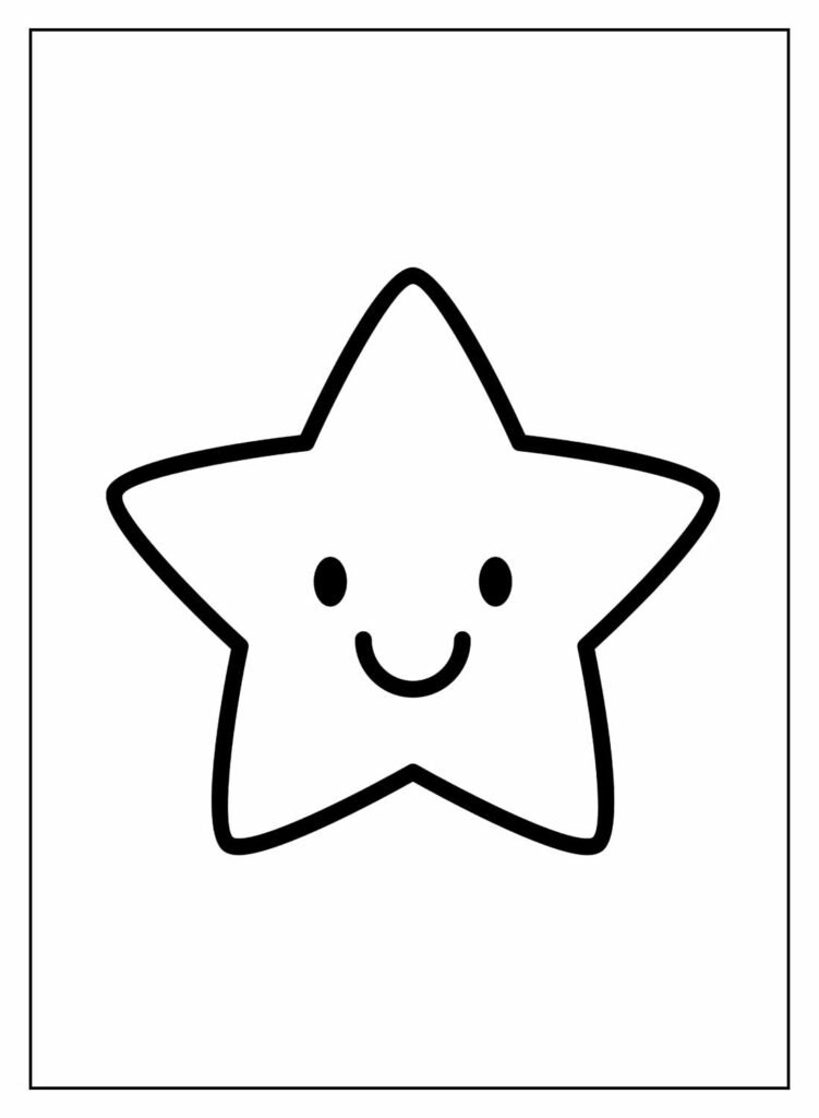 Desenho de Estrela de natal para Colorir - Colorir.com