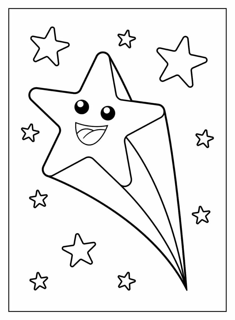 desenhos de estrela para colorir 5