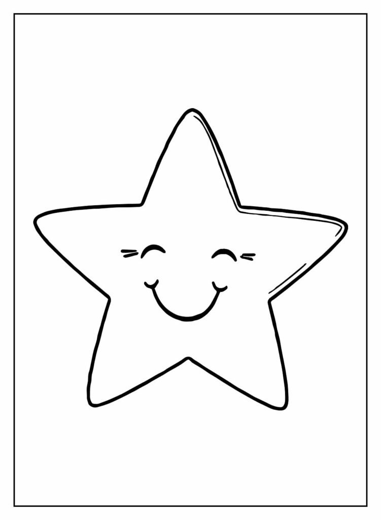 desenhos de estrela para colorir 7