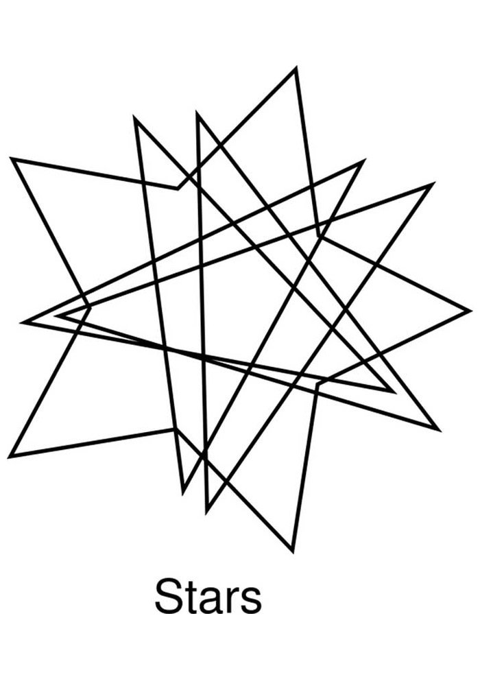 estrela para colorir 10