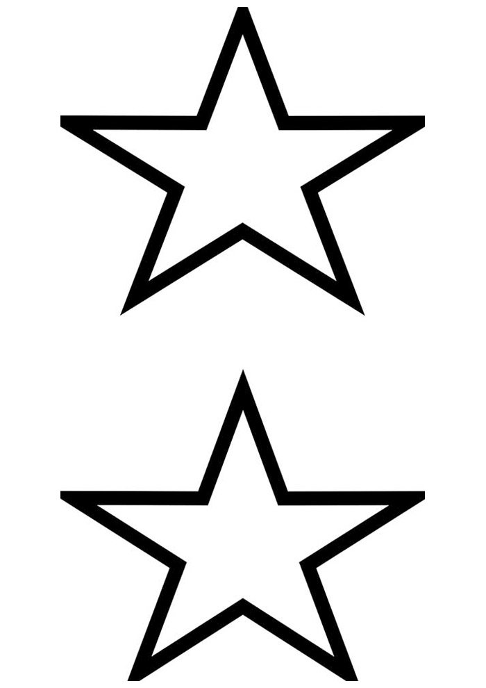 estrela para colorir 12