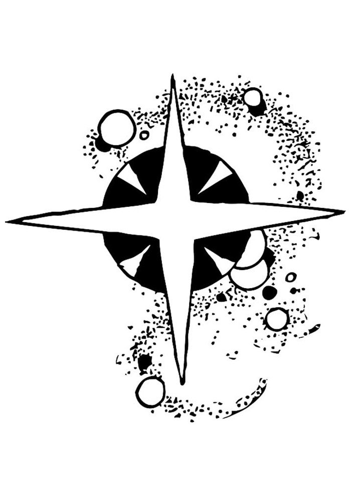 estrela para colorir 15