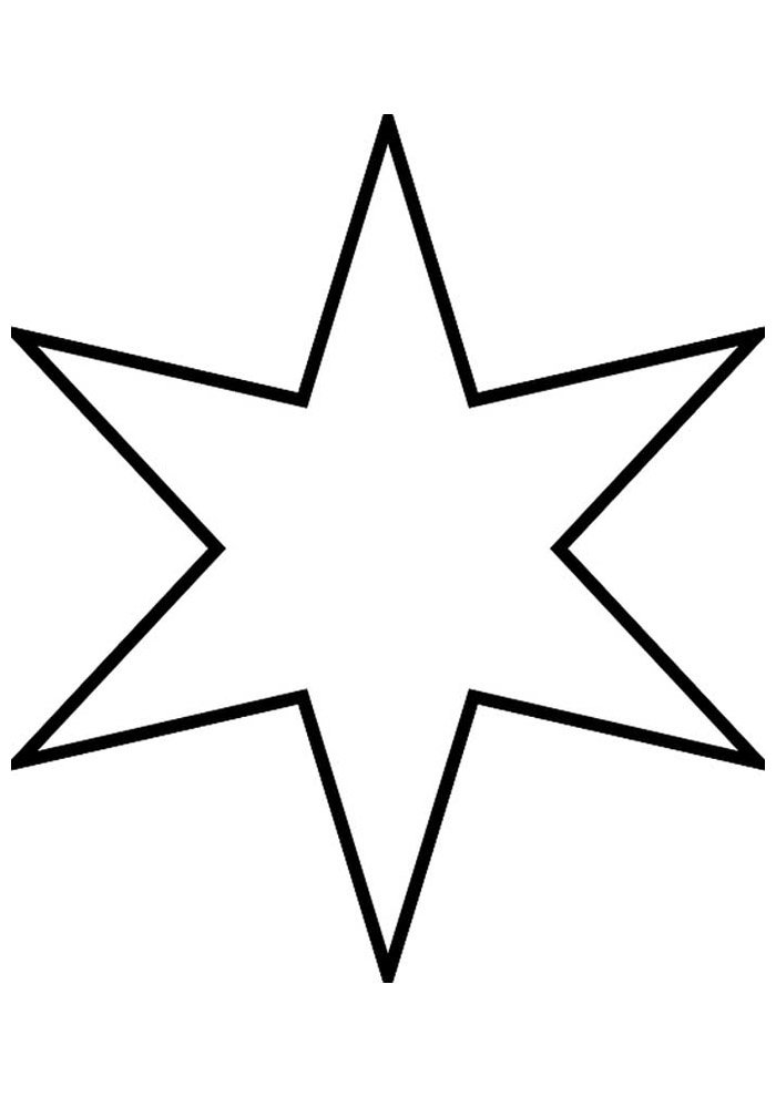 estrela para colorir 16