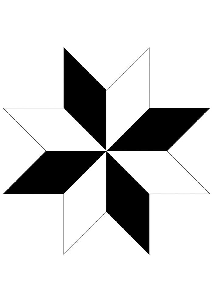 estrela para colorir 17