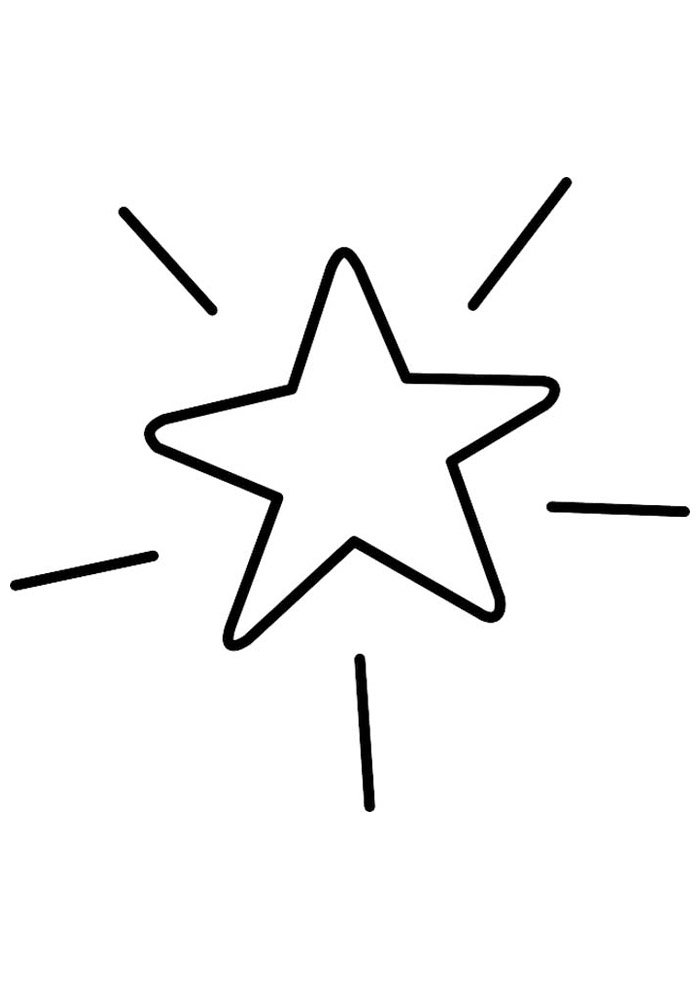 estrela para colorir 25