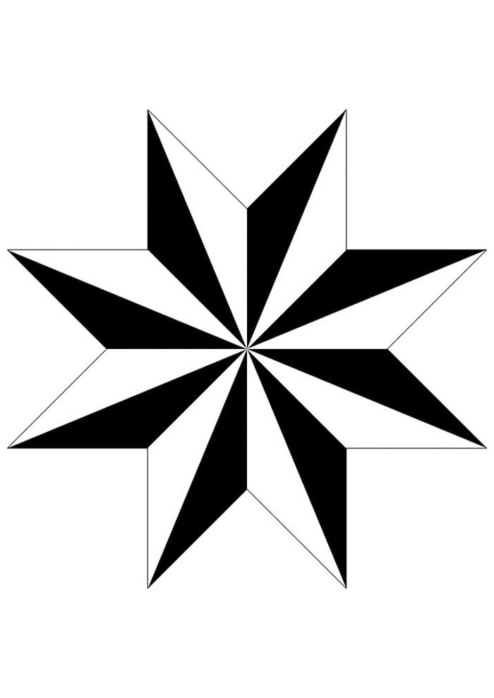 estrela para colorir 28