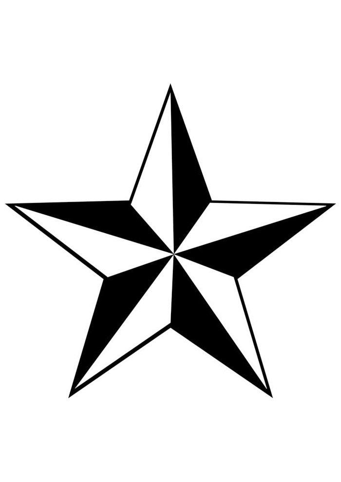 estrela para colorir 29