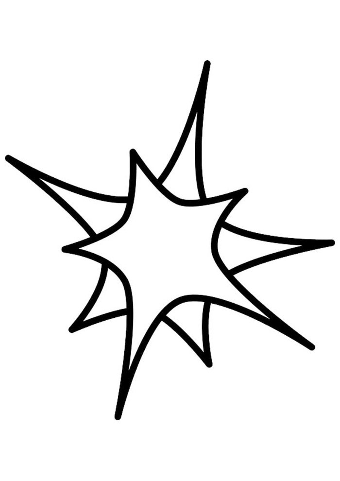 estrela para colorir 31