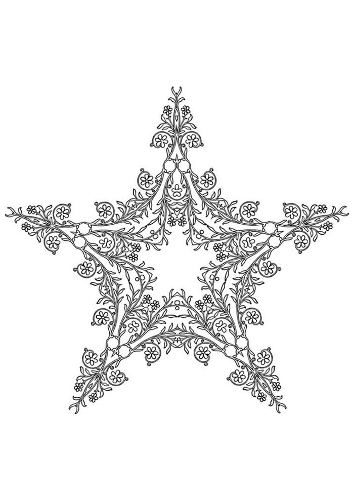 estrela para colorir 34