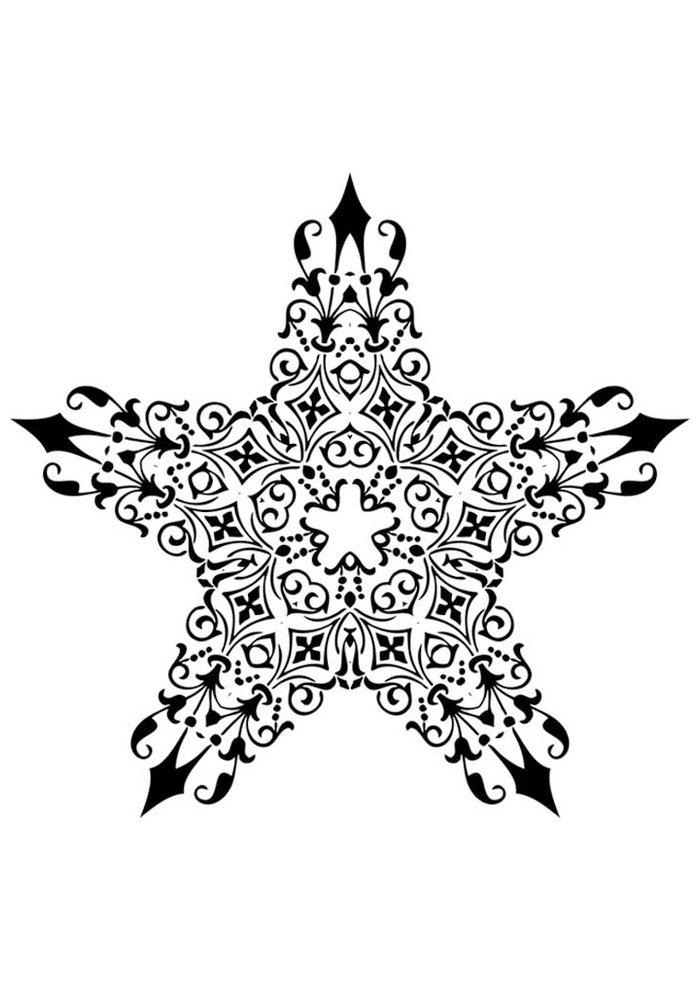estrela para colorir 36