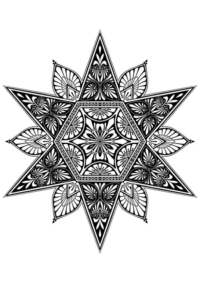 estrela para colorir 38