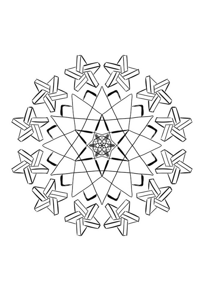 estrela para colorir 44