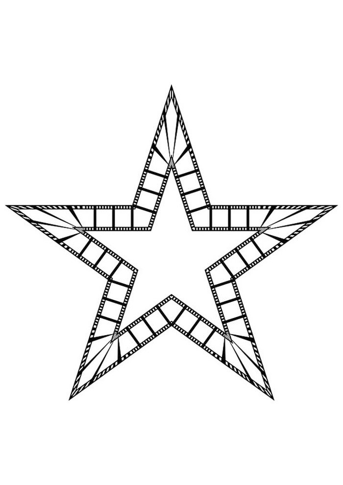 estrela para colorir 45