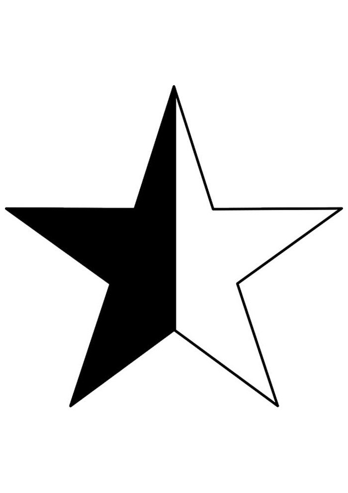 estrela para colorir 5