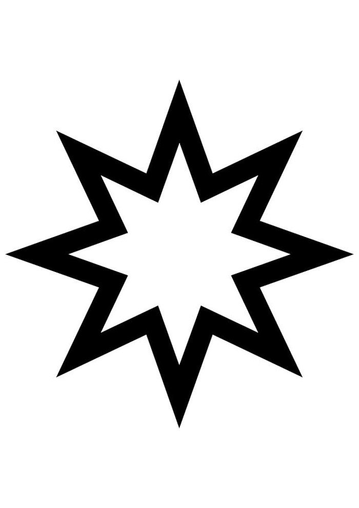 estrela para colorir 50