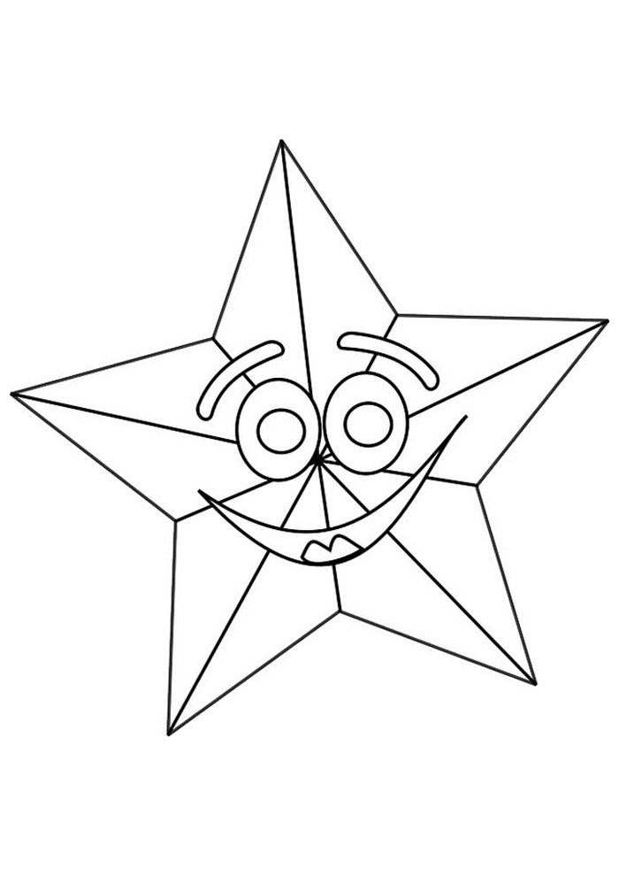 estrela para colorir 7