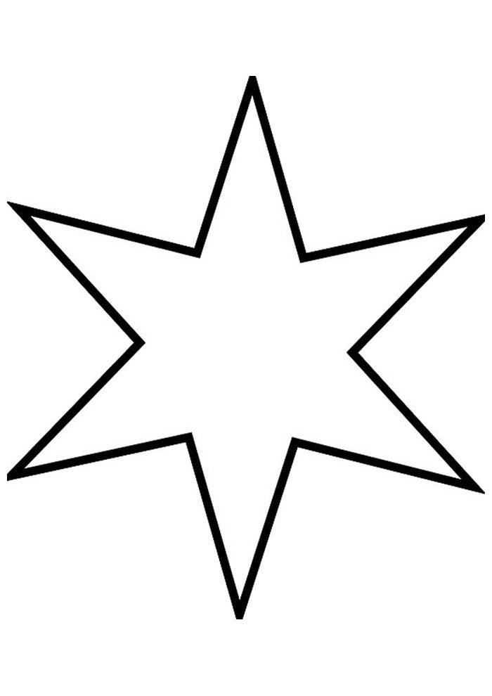 estrela para colorir 8