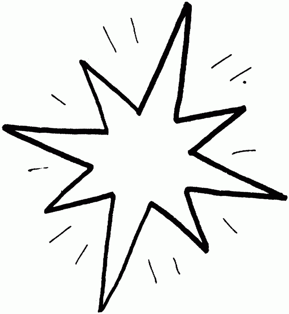 estrela para colorir e imprimir