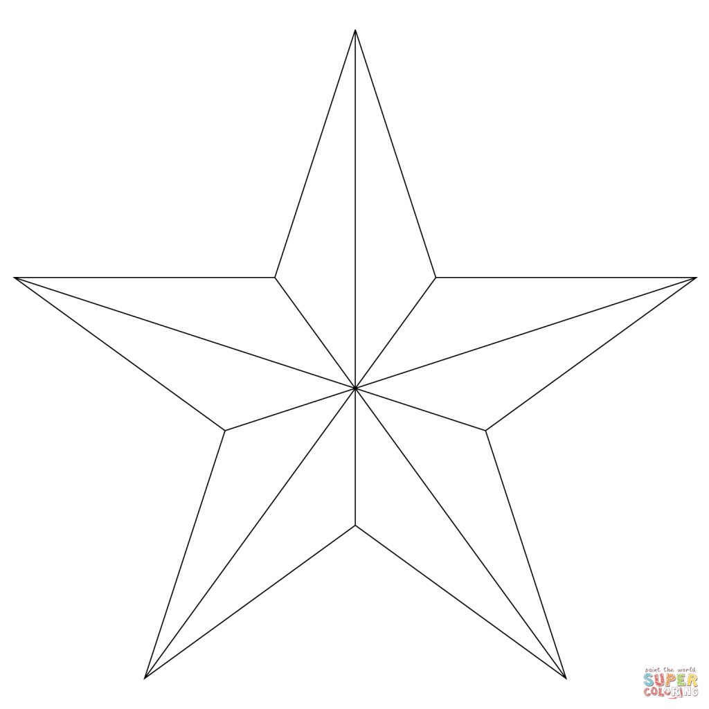estrela para colorir e imprimir
